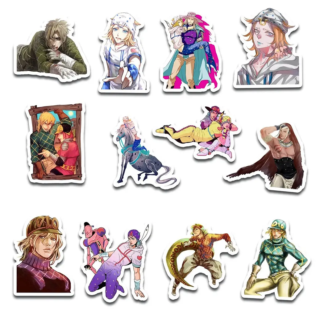 Стикерпак GeekLand JoJo Steel Ball Run 45 штук (SP JJ 01) - фото 4