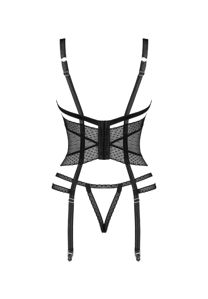 Корсет Obsessive Lanelia M/L чорний - фото 7
