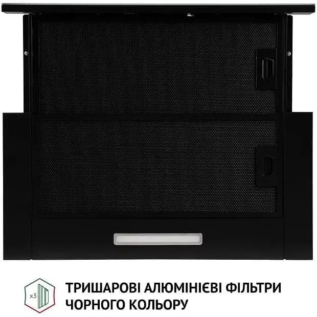 Витяжка телескопічна Perfelli TL 6333 BL 700 LED Glass - фото 6