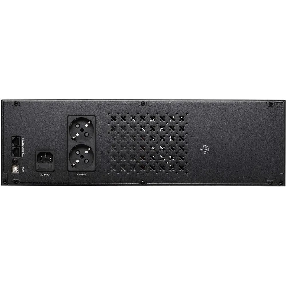 Джерело безперебійного живлення 2E RE2000, 2000VA/1200W, RM 3U, LCD, USB, 3xSchuko - фото 3