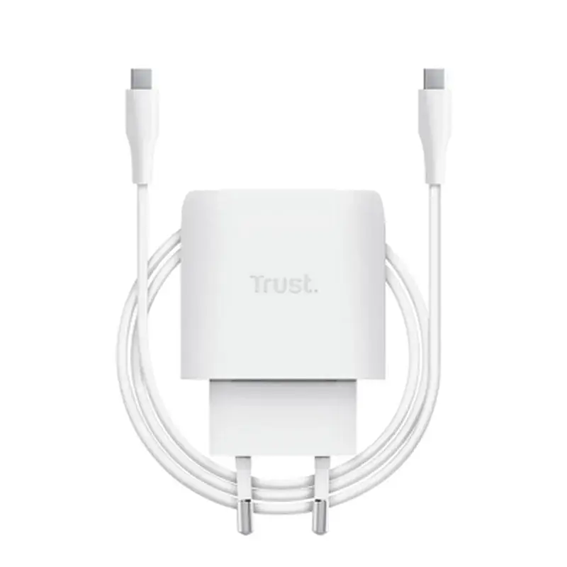 Зарядний пристрій Trust USB-C 45W GaN PD/PPS white (25522_TRUST) - фото 4
