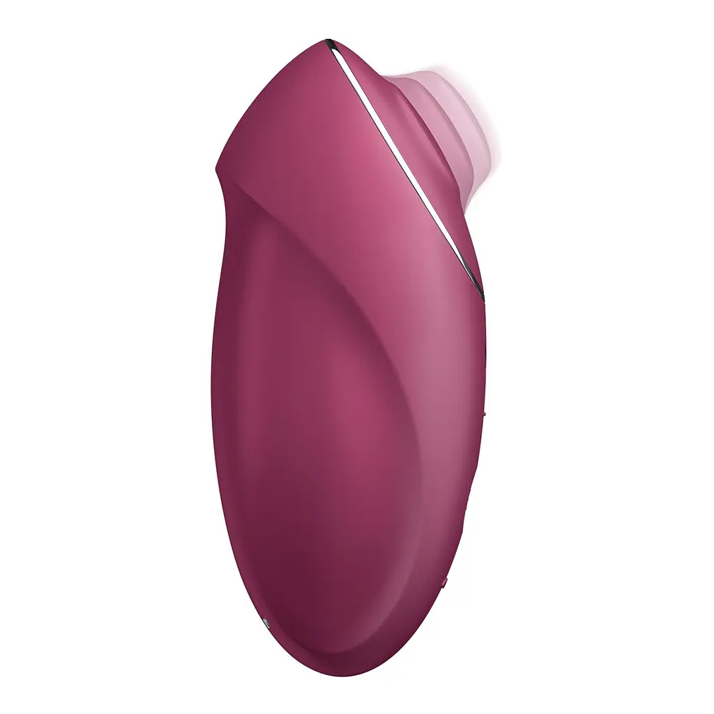 Вібростимулятор-пульсатор Satisfyer Tap & Climax 1 Red, ефект постукування пальцем Satisfyer SX0566 99301 - фото 4