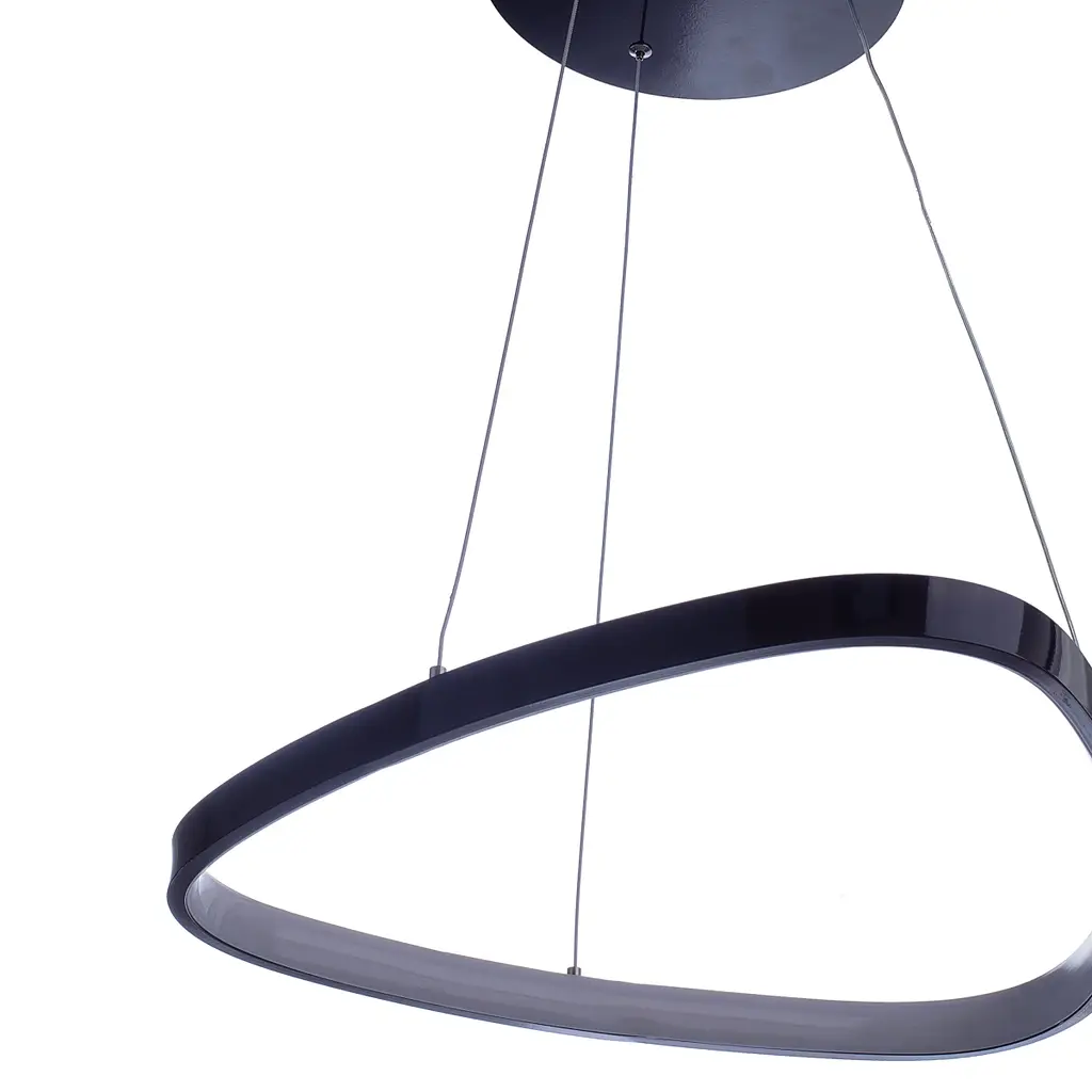 Люстра Brille подвесная потолочная для холла BL-571C/30W NW BK LED - фото 4