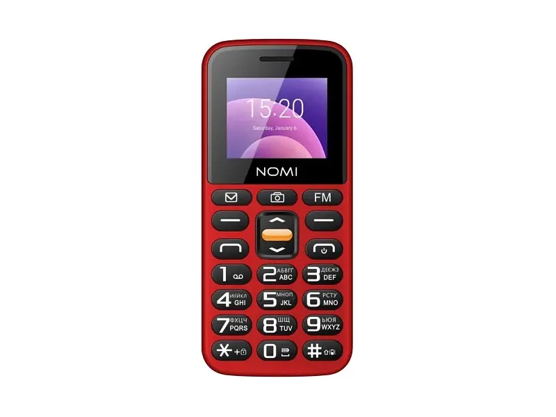 Мобільний телефон Nomi i1820 Red - фото 2