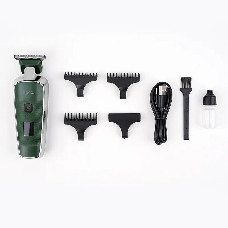 Машинка для стрижки HOCO HP23 Diamond engraving electric hair clipper Black (6942007623773) - фото 5