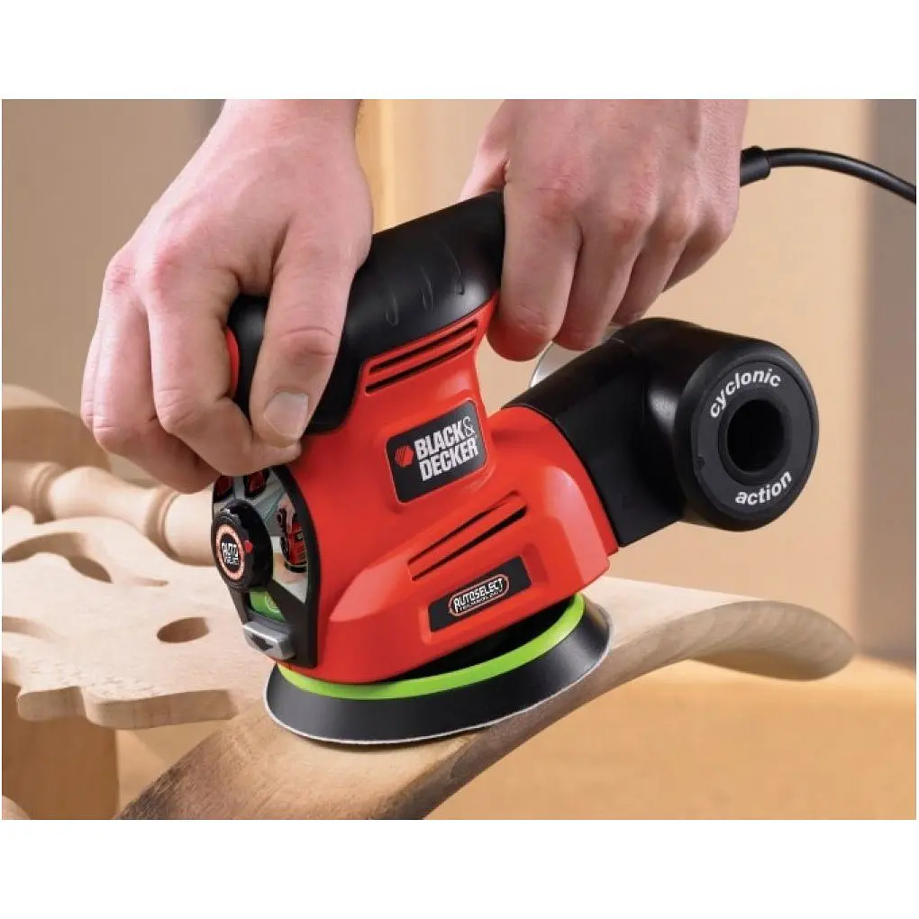 Вібраційна шліфмашина Black+Decker KA280K [119608] - фото 4