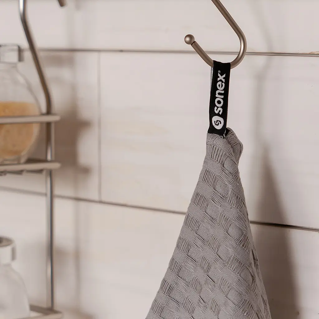 Набор вафельных полотенец для Sonex Cleo 40х60 см, 2 шт. серый (SO102552) - фото 2