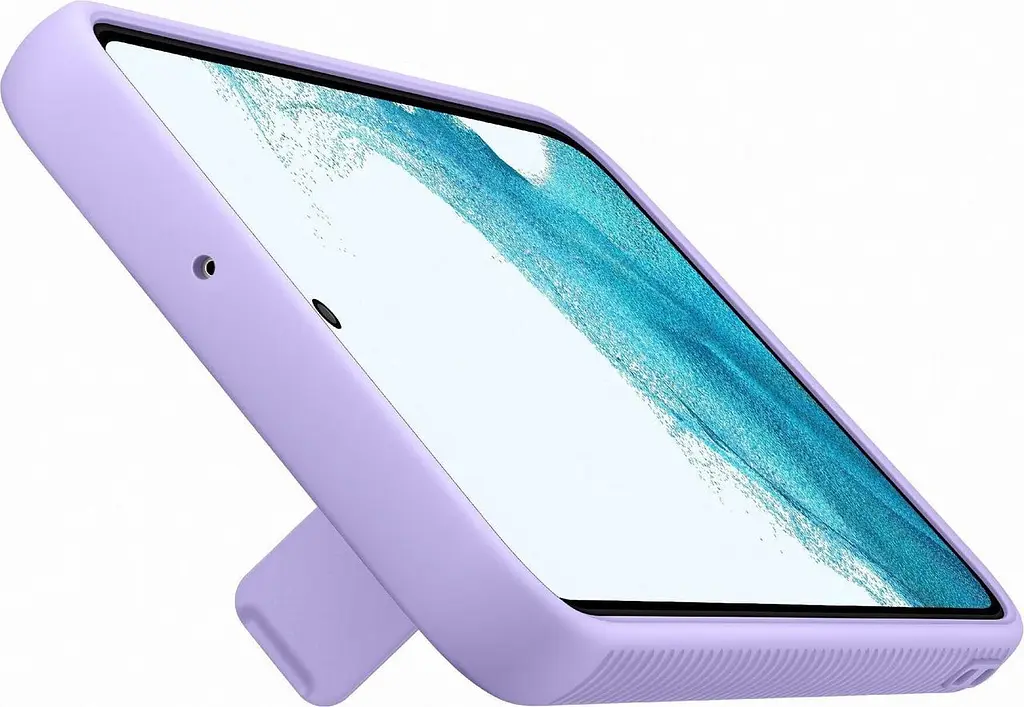 Протиударний чохол із підставкою для Samsung Galaxy S22 (S901) Protective Rugged Standing Cover EF-RS901CVEGRU Lavender - фото 5