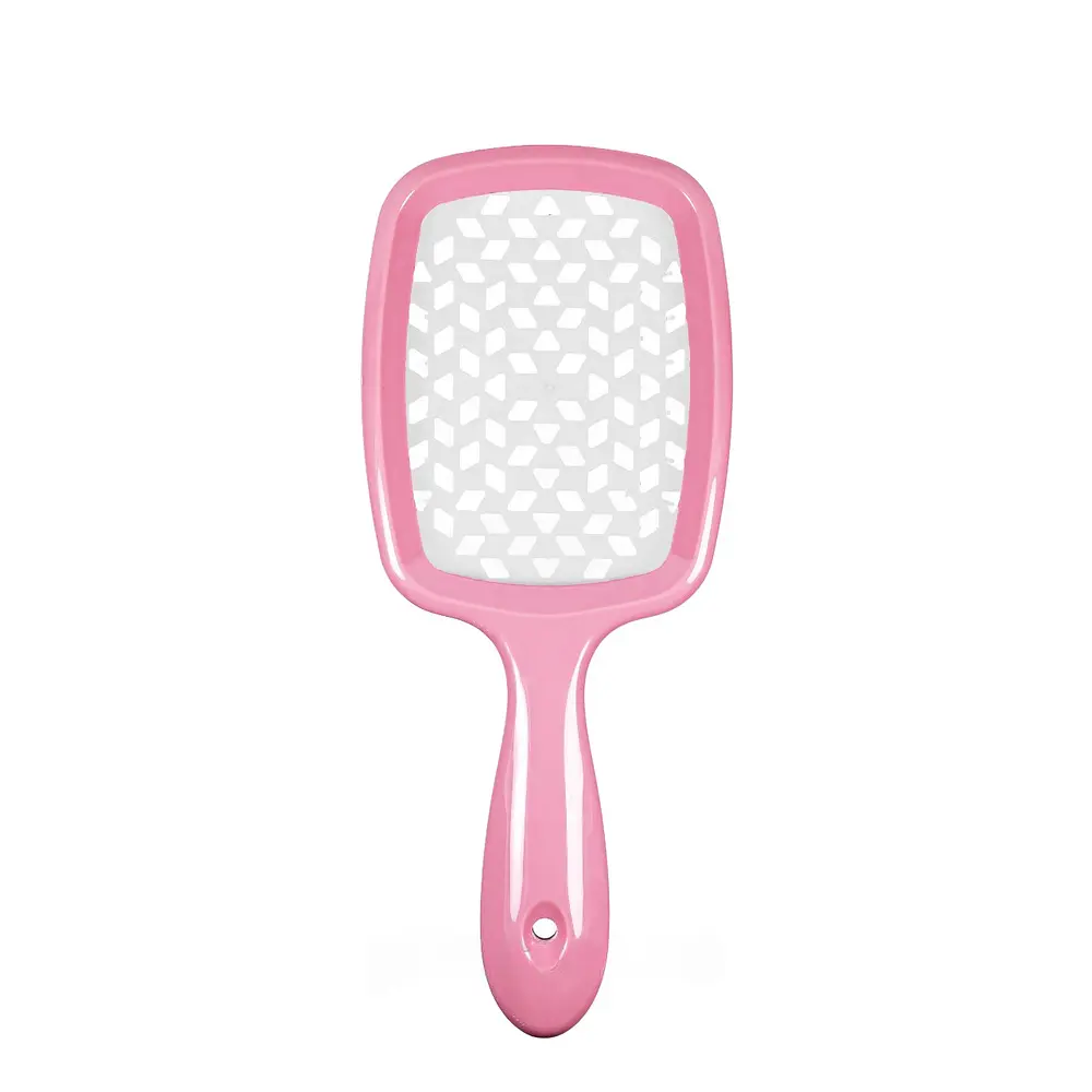 Щітка для волосся Salon Professional продувна 20 см SP0099 SL, Рожева з білим - фото 7