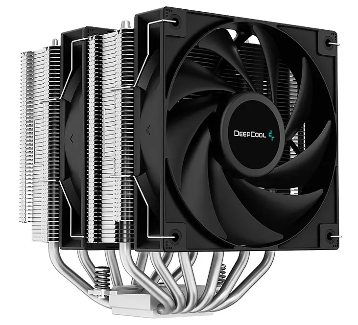 Кулер для процесора Deepcool AG620, алюміній, 2x120 мм, для Intel 115x/1200/1700/775, AMD AMx/FMx - фото 2
