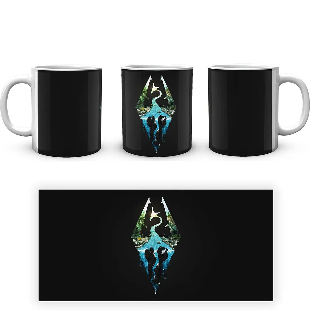 Кухоль GeekLand Skyrim SKR 02.11 330 мл білий - фото 4