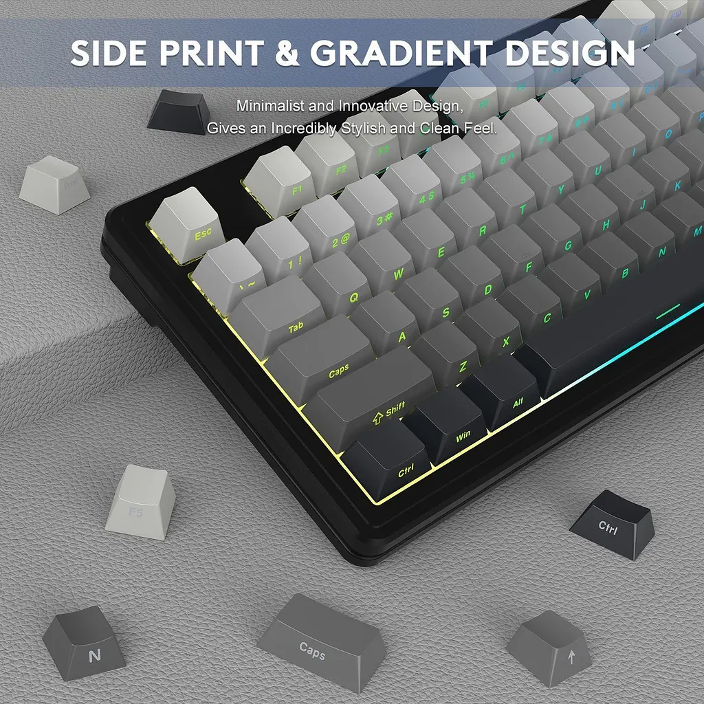 Клавіатура Attack Shark M87 Pro V2 Gradient Black (AS-6972792470467-MN) [166767] - фото 7