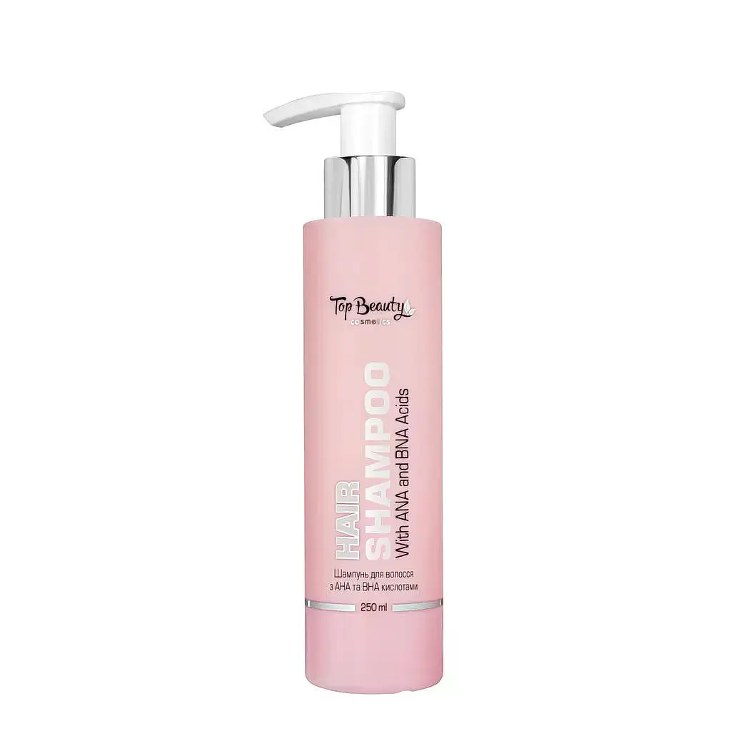 Шампунь для волосся Top Beauty з АНА та ВНА кислотами, 250 мл