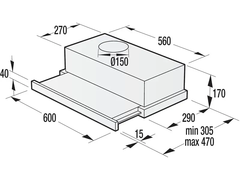 Витяжка Gorenje BHP523E10X - фото 2