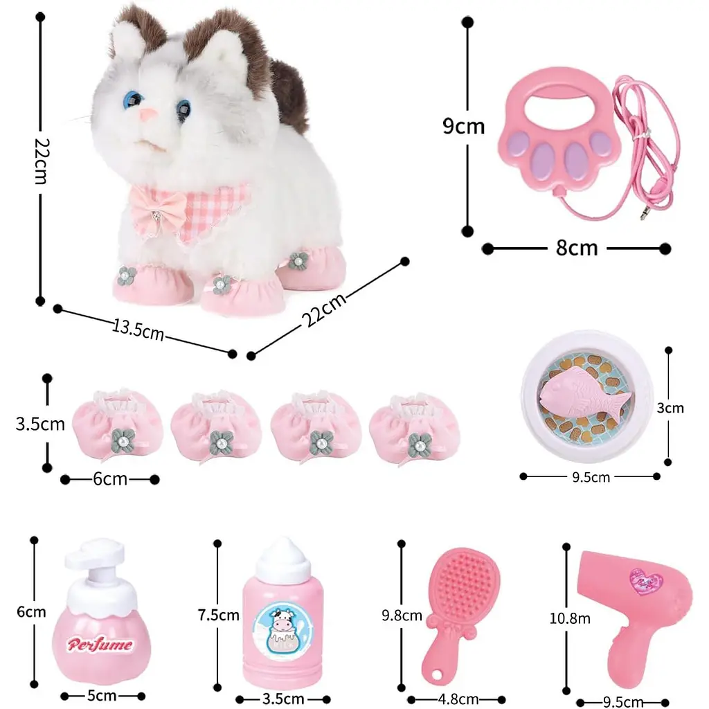 Інтерактивна м'яка іграшка AiDA Cute Cat (AD933-87E) - фото 10