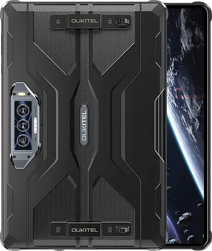 Планшет Oukitel RT8 11 FHD+ /6GB/256GB/ G99 /20000mAh/48+32Мп Night/IP69K/NFC/LTE Чорний з тримачем - фото 2