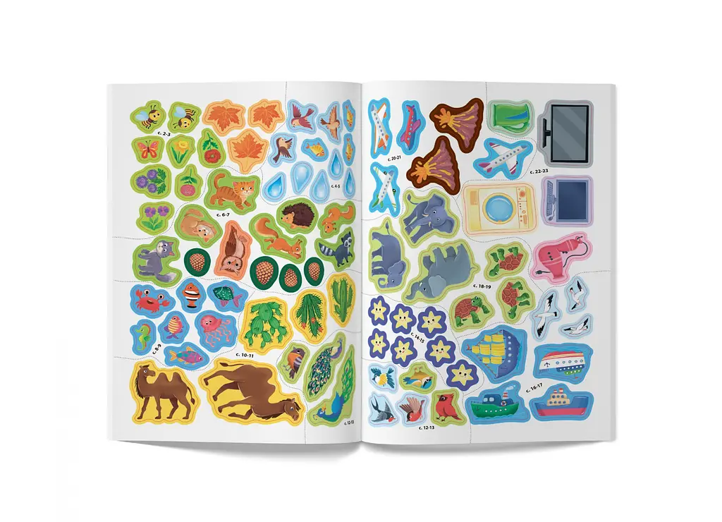 Школа сучасного чомусика Кристал Бук Про все на світі 85 розвивальних наліпок (F00030864) - фото 6