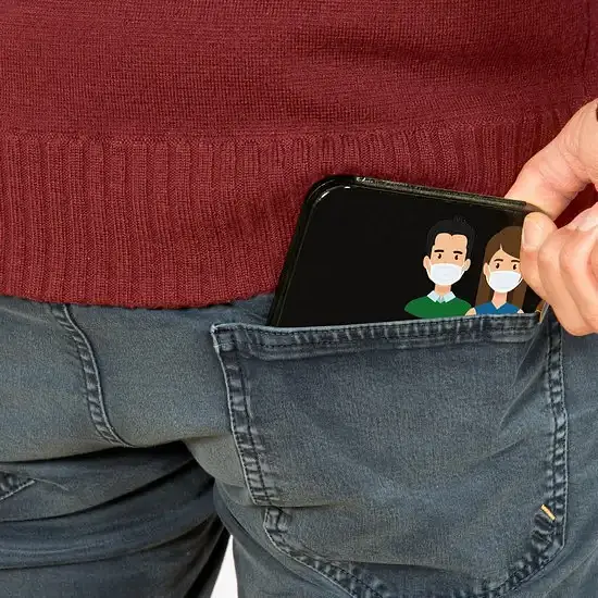 Футляр портативный для хранения масок Snips 11х12.4 см черный (8001136903748_7) - фото 7