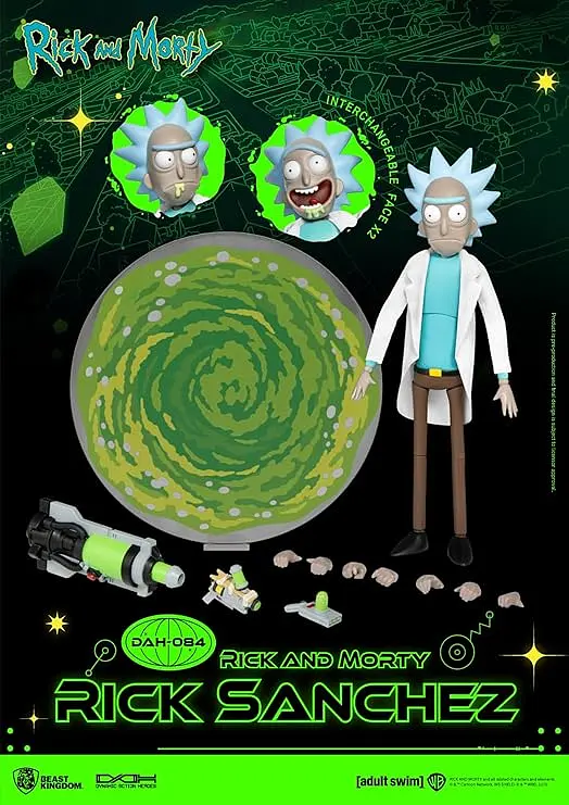 Фігурка Beast Kingdom Рік і Морті Рік Санчез Rick and Morty Rick Sanchez 20 см - фото 4