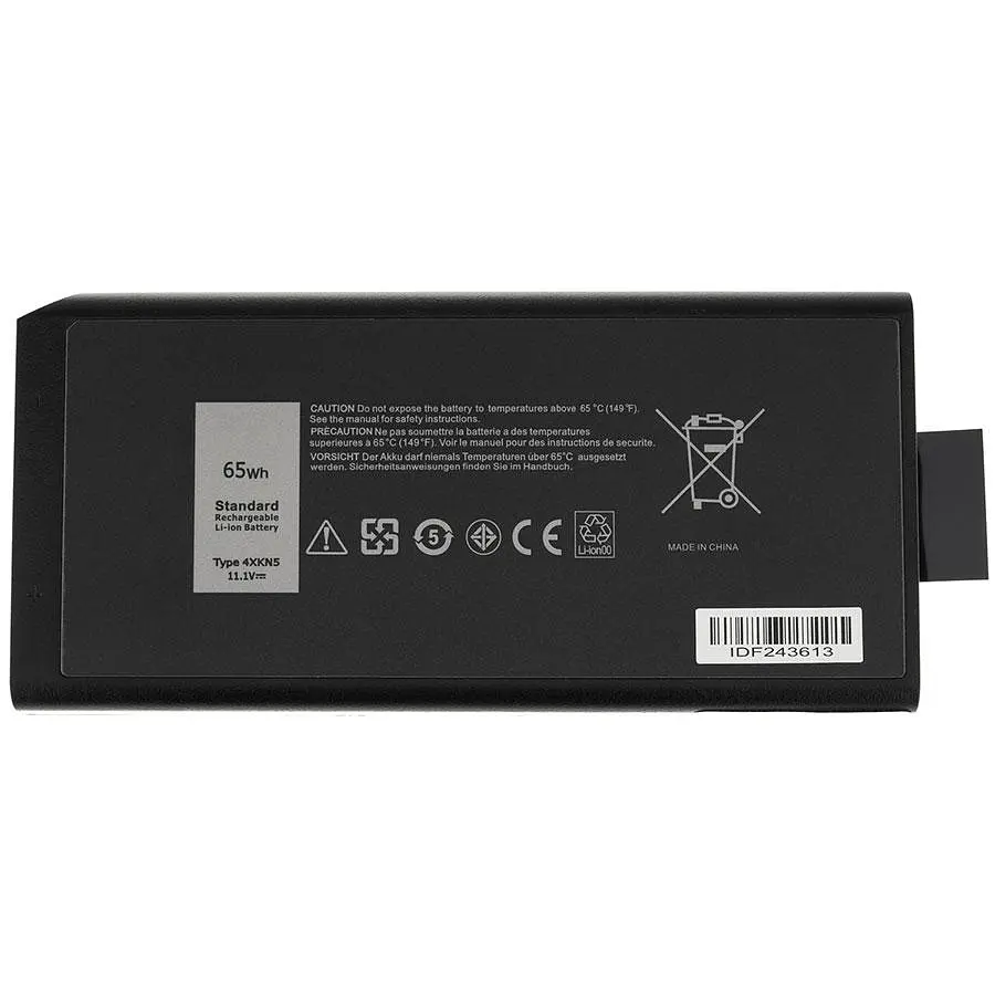 Батарея для ноутбука Dell 4XKN5 (Latitude 5404 5414 7404 7414 Rugged Extreme) 11.1V 5700mAh 65Wh Чорний - фото 2