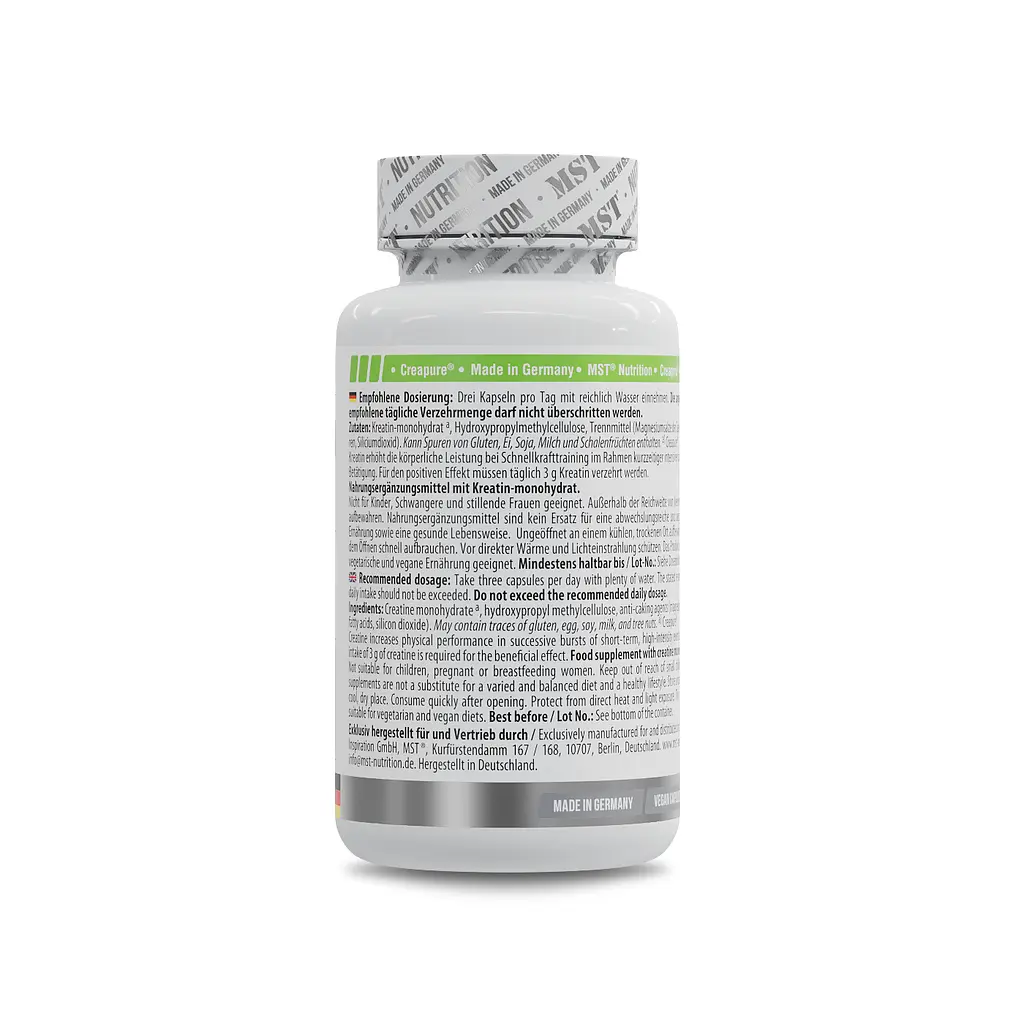 Креатин MST Nutrition Моногідрат Creapure Pro - 90 капсул - фото 3