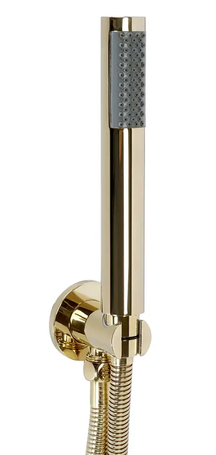 Душова система прихованого монтажу з термостатом Rea Lungo Diamond gold + BOX REA-P6965 - фото 3