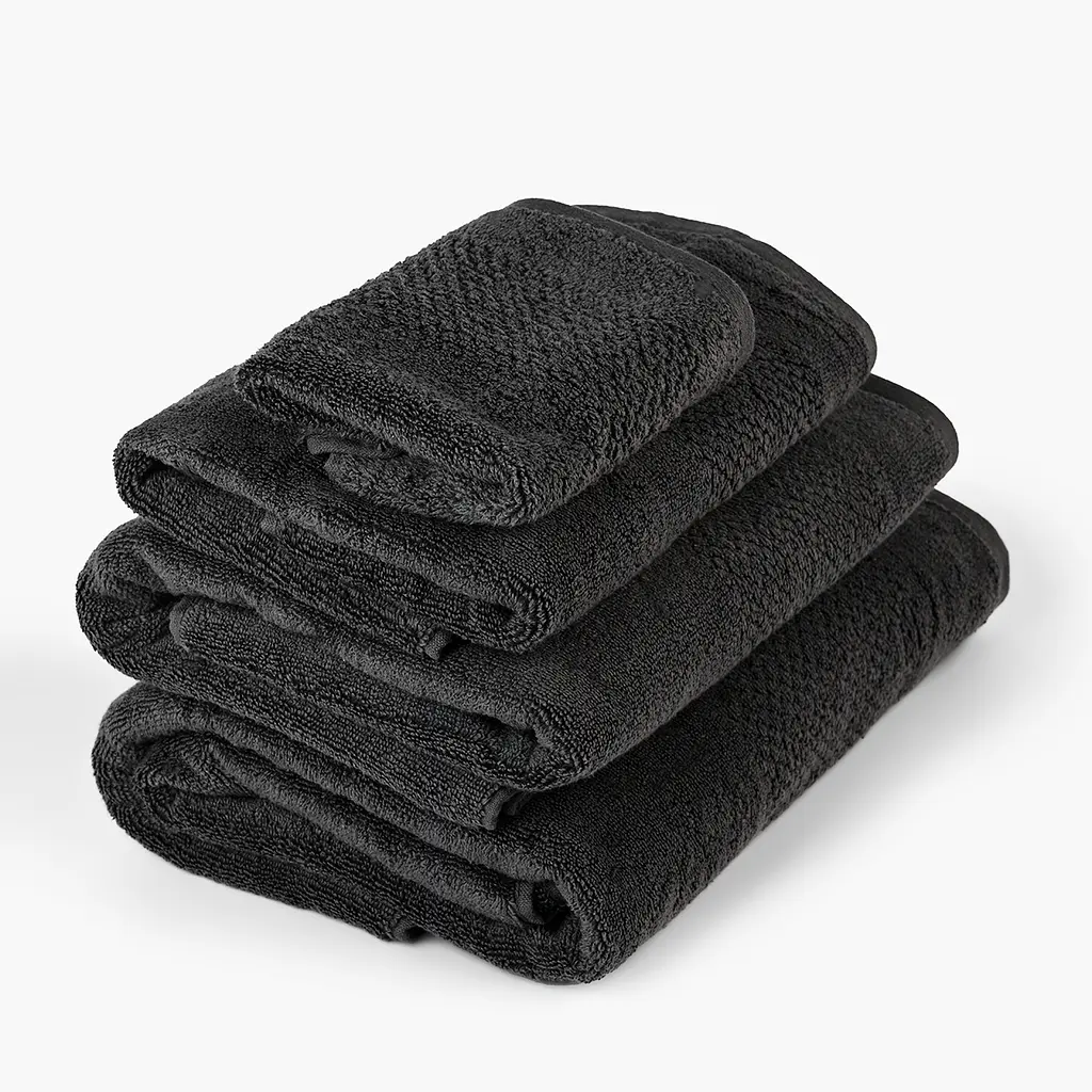 Рушник МВМ My Home Бриз 90х150 см XL темно-сірий (BT-04 XL DARK GRAY) - фото 2