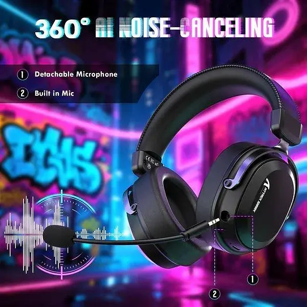 Ігрова гарнітура Attack Shark L30 Pro Wireless (AS-6979033730205-B) Black (G-000004415) - фото 4