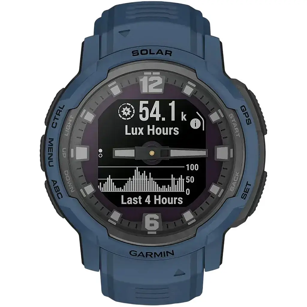 Смарт-годинник Garmin Instinct Crossover Solar Tidal Blue (010-02730-12/02) [171557] - фото 9