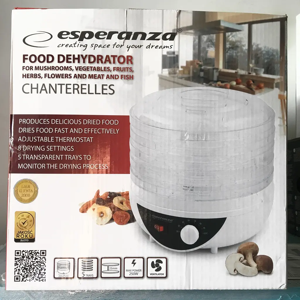Сушарка для грибів, фруктів і овочів Esperanza EKD002 - фото 3