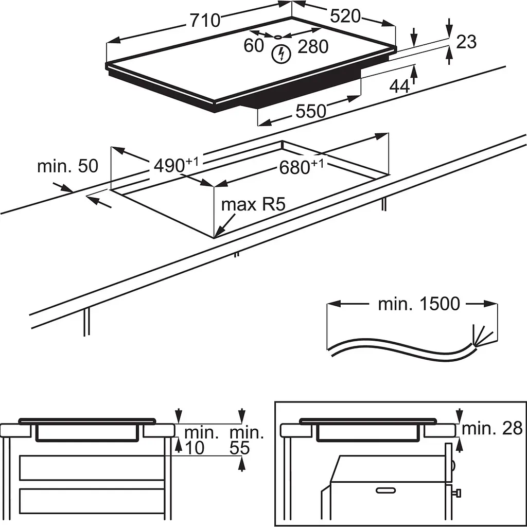 Индукционная варочная поверхность Electrolux EIS77453 [137897] - фото 2