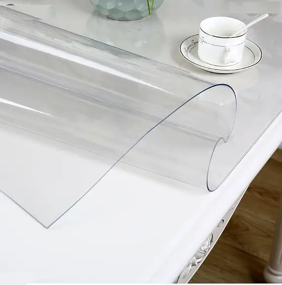 М'яке (гнучке, рідке) скло скатертину на стіл Soft Glass 2.5х1.8м (товщина 1.5 м) Прозора - фото 8