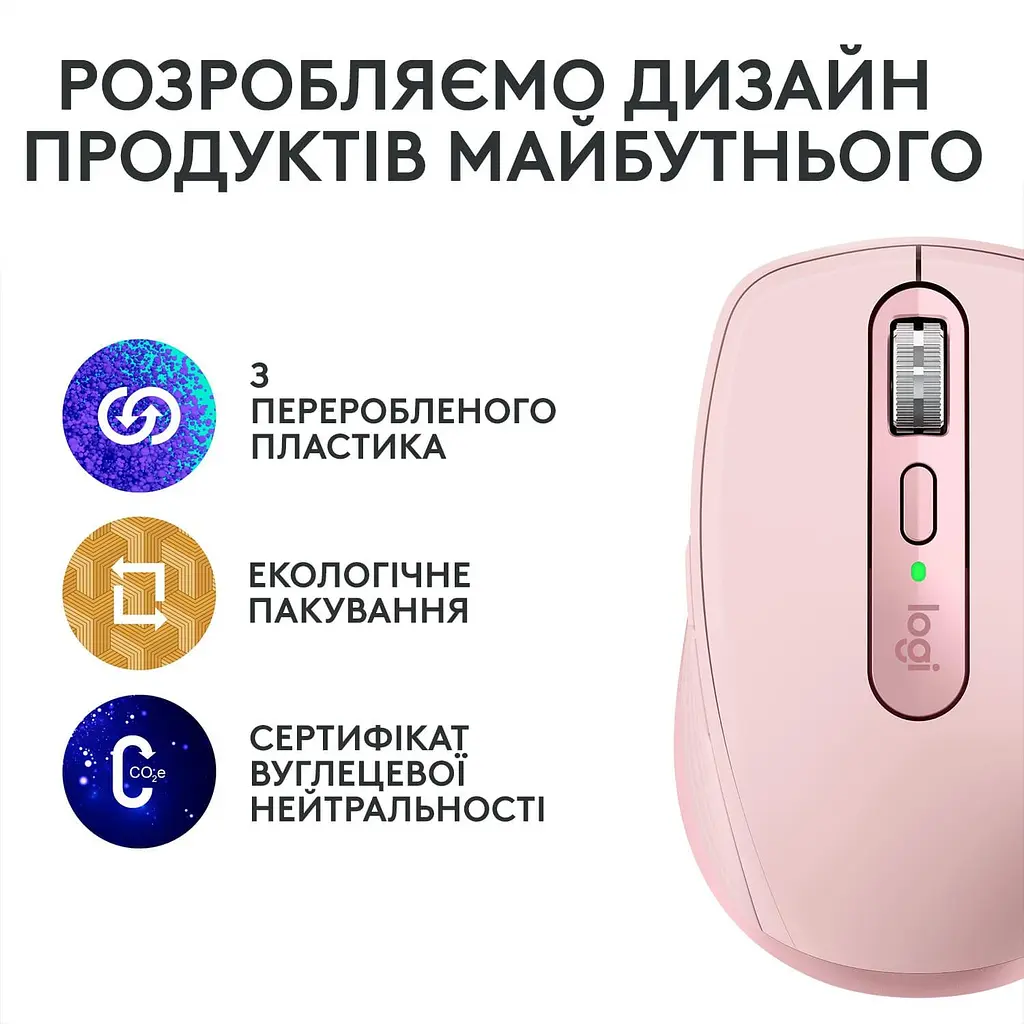 Бездротова миша Logitech MX Anywhere 3S Wireless Rose (910-006931) - фото 10