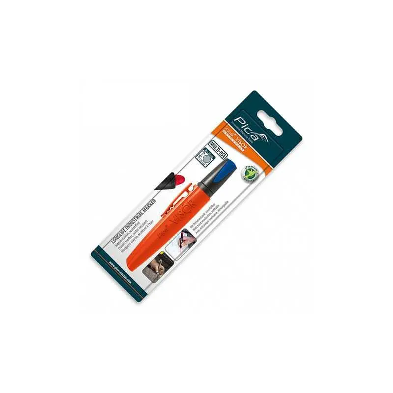 Сухий промисловий маркер PICA VISOR Permanent Longlife Industrial Marker 990/41, блакитний