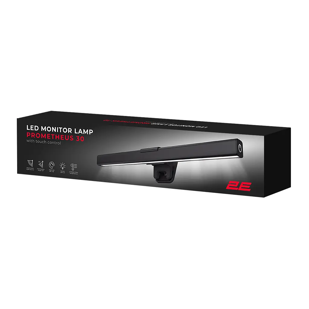 Настільна лампа 2E PROMETHEUS 30 5Вт 3000-6000K USB-A/USB-C, чорний (2E-DL002BK) - фото 6