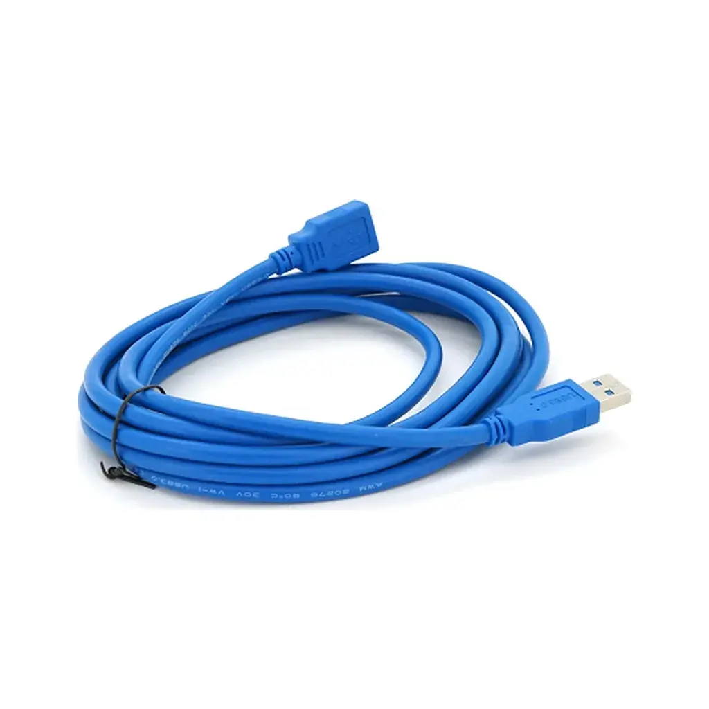 Дата кабель USB 3.0 AM/AF 3.0m blue Voltronic (YT-3.0AM\AF-3.0BL) - фото 2