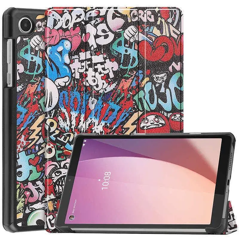Чохол до планшета BeCover Smart Case Lenovo Tab M8(4rd Gen) TB-300FU 8" Graffiti (709218)