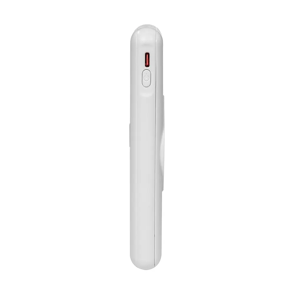Повербанк 10000mAh Power Bank Kraft KPB-1110W White бездротова зарядка (43-00098) - фото 4