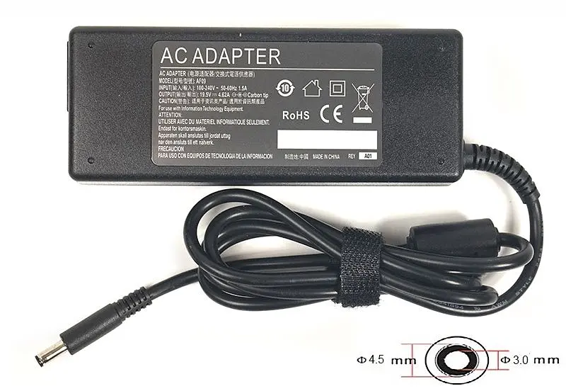 Блок живлення для ноутбуків PowerPlant DELL 220V, 19.5V 90W 4.62A (4.5*3.0) (DL90G4530)