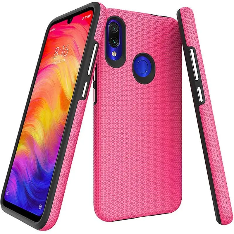 Чохол-накладка Toto Triangle TPU+PC Case Xiaomi Redmi Note 7 Pink - фото 2