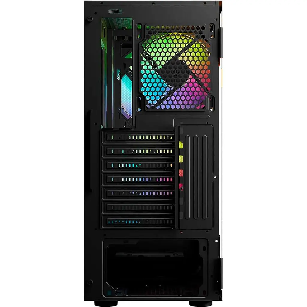 Корпус LogicConcept ARYA MESH+GLASS ARGB fans 2x140mm+1x120mm BLACK без БЖ ATX (AT-ARYA-10-000000-0002) Без БП - фото 8