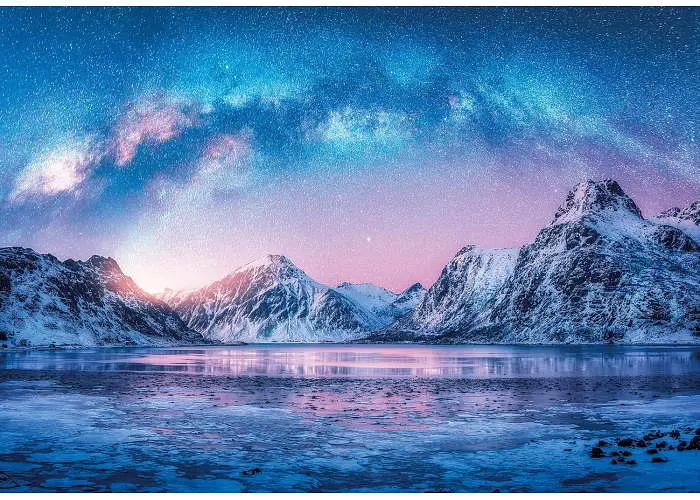 Пазл Clementoni Peace Collection&Spotify: Блакитний світанок (Peace Collection&Spotify - The Mountain - Light Blue Puzzle - 500 pcs.), 500 ел. (35116) - фото 2