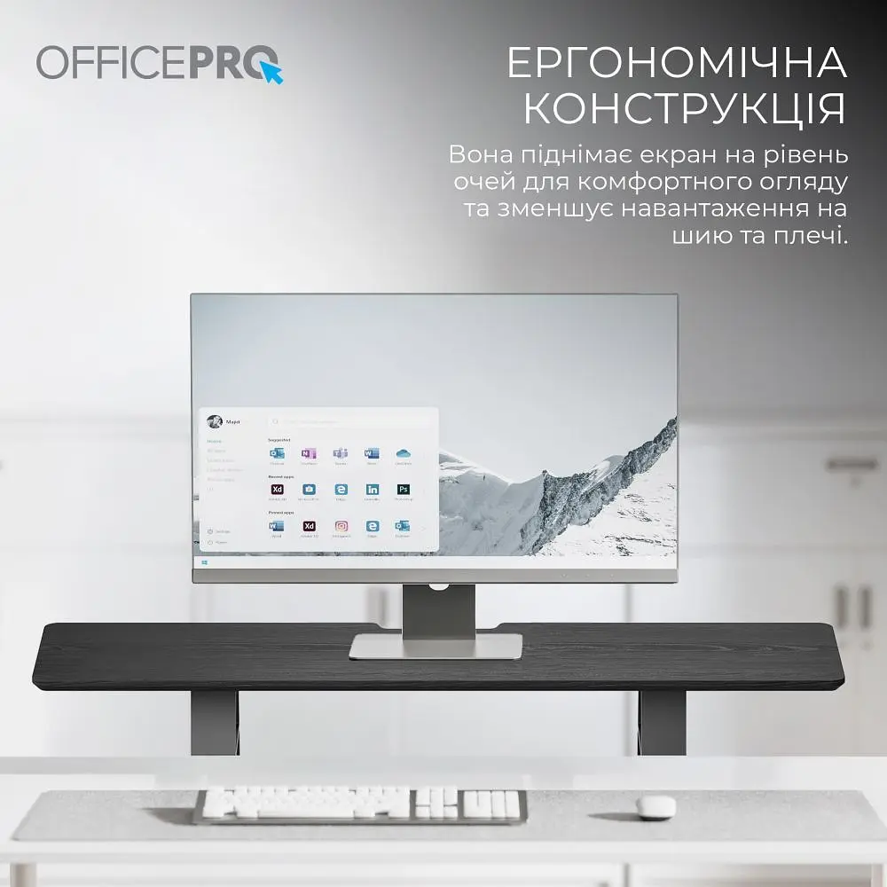 Підставка для монітора OfficePro Black (MR147B) - фото 6