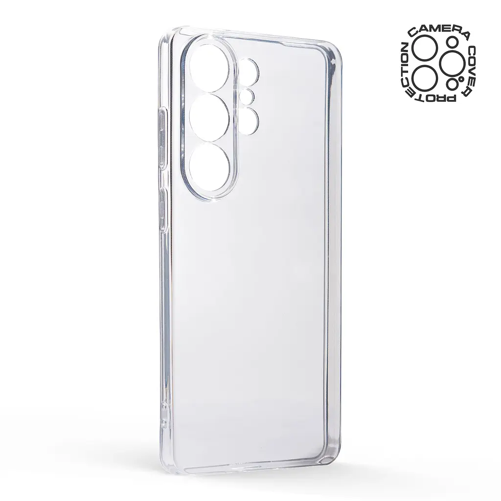 Прозрачный чехол для Samsung Galaxy S26 Ultra 5G с защитой камеры, тонкий, силиконовый, бесцветный, ударопрочный, противоударный бампер с закрытой камерой, ArmorStandart (ARM88759) - фото 2