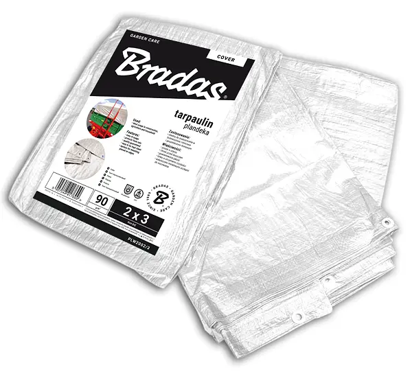 Тент посилений Bradas WHITE 90 г/м² 5 х 8 м PLW905/8
