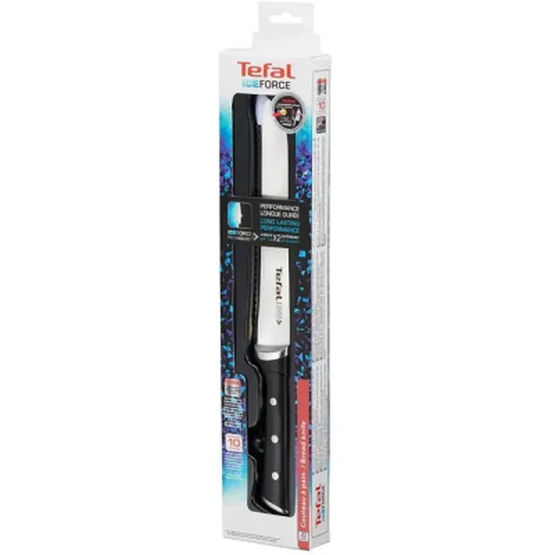 Кухонний ніж Tefal Ice Force 20см, чорний (K2320414) - фото 6
