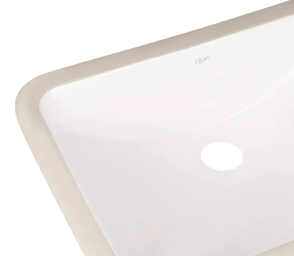 Комплект Qtap Stork: Раковина врезная овальная 570x390x210 мм White + Донный клапан PU02O (QT15116032WN47293) - фото 4