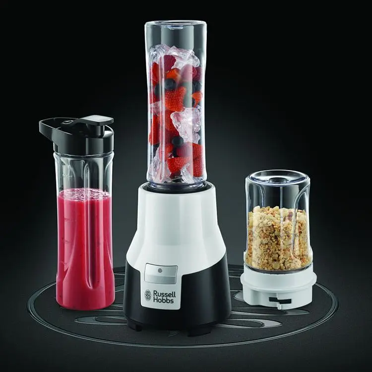 Блендер Russell Hobbs для смузі Mix&Go 300 Вт чорно-сріблястий (23470-56) - фото 4