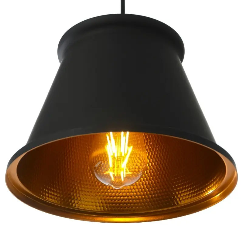 Люстра Brille лофт підвісна для кухні E27 60W BK (BL-383S/1) - фото 5