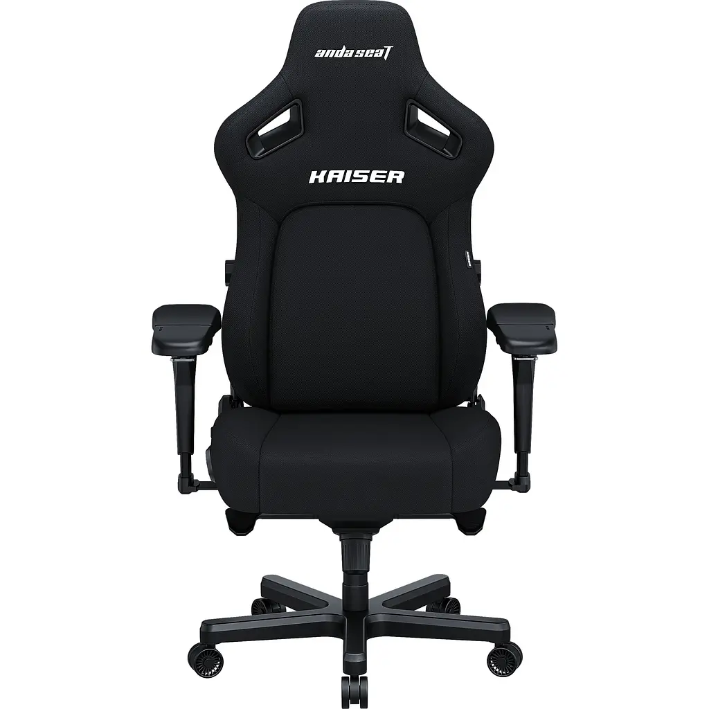Кресло игровое Anda Seat Kaiser 4 Size XL Black Linen Fabric (AD12YDDC-XLL-20-B-CF) - фото 3